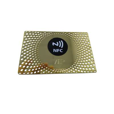 Contactless Luxury Metal RFID Chip Business Card