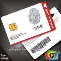 Contact Smart Card With Issi4442/4428/24c02/24c16/24c64/1604 Serial Issi Chip