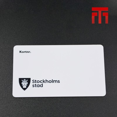 size CR80 pvc custom logo contactless rfidcard