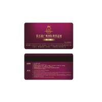 Wholesale credit card size customized recycled plastic pvc magnetic stripe cards