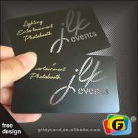 China supplier high quality laser engraving metal business card