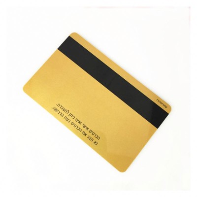 Wholesale credit card size customized magnetic stripe loyalty card