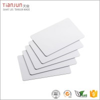 2017 Hot Sale Top Quality Blank Plastic Card with Factory Low Price