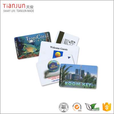 Magnetic strip plastic smart id cards for id card duplicator