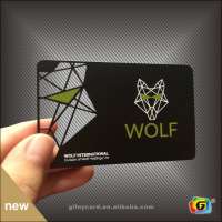 Factory Price Silver Gold Black Cheap Metal Business Card